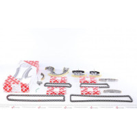 100488 FEBI BILSTEIN Комплект ланцюга ГРМ Audi A4/A6/A8/Q7/VW Touareg 2.7D/3.0D 03-11 (ланцюг + елементи) (симплекс)