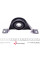 10209 FEBI BILSTEIN Підшипник підвісний MB E-class (W210) 95-03 (d=25mm)