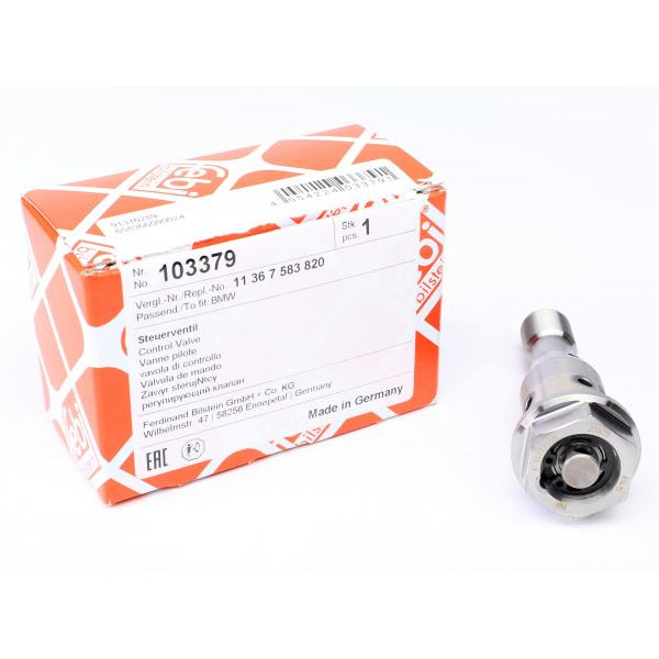 103379 FEBI BILSTEIN Клапан регулювання фаз газорозподілу BMW 3 (F30/F80)/5 (F10) 10-