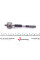 12001 FEBI BILSTEIN Рульова тяга VW Sharan/Ford Galaxy 95-10 (L=195mm)