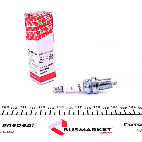 13418 FEBI BILSTEIN Свічка запалювання Fiat Scudo/Fiorino 1.6