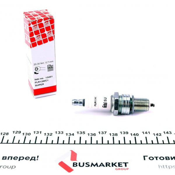13453 FEBI BILSTEIN Свічка запалювання Renault Clio/Laguna I/Opel Vectra A-01 (M14X1,25)