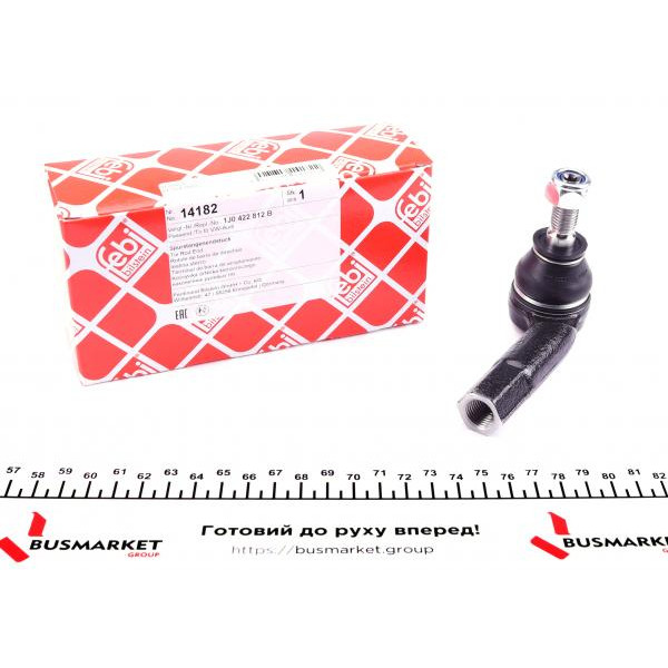 14182 FEBI BILSTEIN Наконечник рульової тяги (R) Audi A3/Skoda Octavia/VW Golf IV 95-06