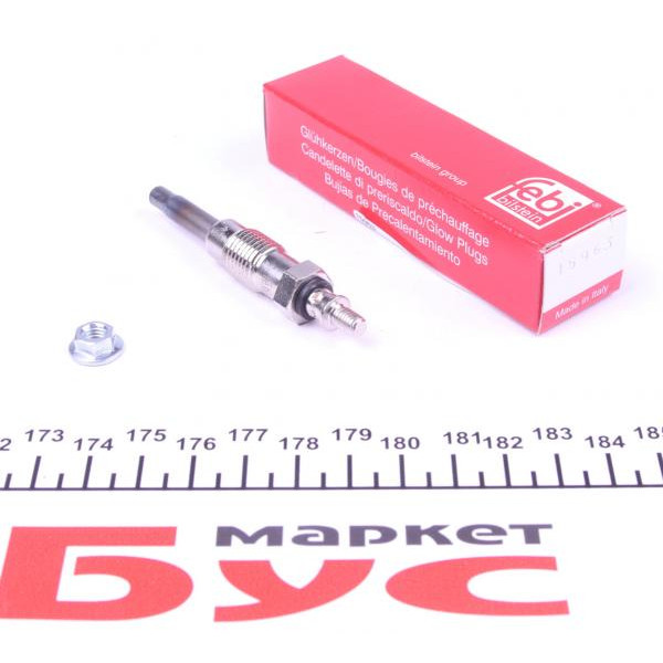 15963 FEBI BILSTEIN Свічка розжарювання BMW 3 (E36)/5 (E34/39)/7 (E38) 1.8-2.5TD -01/Opel Omega B 2.5TD (11V)