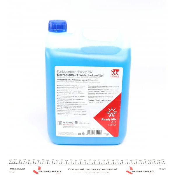 171999 FEBI BILSTEIN Антифриз (синій) Readymix G11 (-35°C готовий до застосування) (5L)