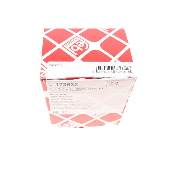173632 FEBI BILSTEIN Підшипник маточини (передньої) Citroen C1/Peugeot 107/108 05- (+ABS)