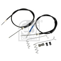173750 FEBI BILSTEIN Трос ручника (задній) Ford Connect 02-13 (-ABS) (низька база) (барабанне гальмо)
