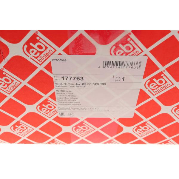 177763 FEBI BILSTEIN Кришка клапанів Renault Kangoo/Megane/Scenic 1.5 dCi 08-