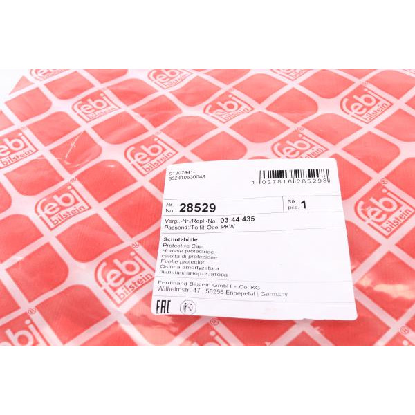 28529 FEBI BILSTEIN Пильовик амортизатора (переднього) Fiat Doblo/Punto/Opel Combo 1.2-3.0 04-
