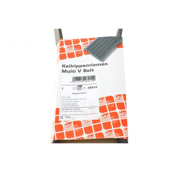 28915 FEBI BILSTEIN Ремінь генератора Audi A3 1.6/2.0FSI 03-13/Citroen Berlingo 1.9D 96-11/Caddy 1.6-2.0 95-15 (6PK1045)