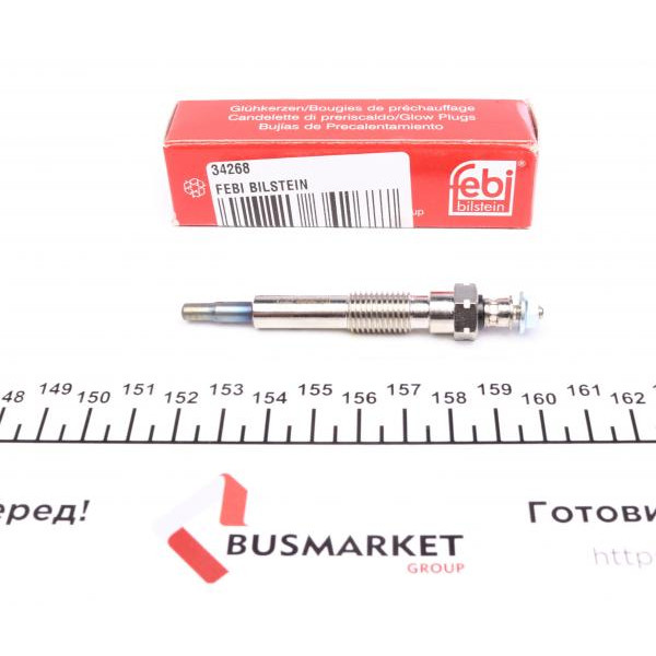 34268 FEBI BILSTEIN Свічка розжарювання Opel Combo 1.7D 94-01 (11V)