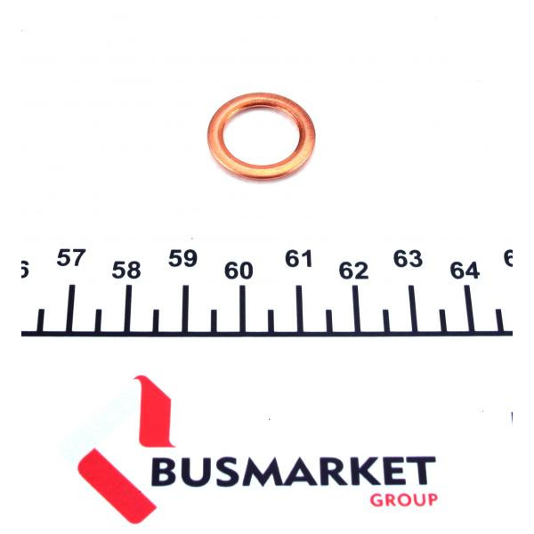 36495 FEBI BILSTEIN Прокладка пробки зливного масляного піддону Audi/VW/Porsche/Citroen/Peugeot/Fiat (14x21x2)