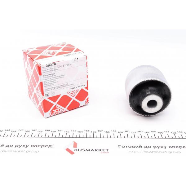 38278 FEBI BILSTEIN Сайлентблок важеля (переднього/знизу/спереду/всередині) BMW 5 (F10)/6 (F13) 10-