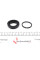 236045 FRENKIT Ремкомплект супорту (заднього) Renault Kadjar 06-15 (d=36mm) (TRW)