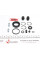 238908 FRENKIT Ремкомплект супорту (заднього) Nissan Almera/Primera 90-11 (d=38mm) (+поршень) (Lucas)