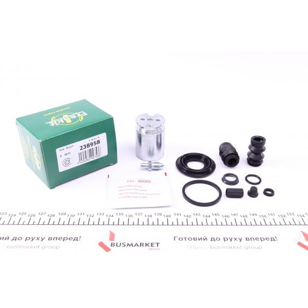 238958 FRENKIT Ремкомплект супорту (заднього) Citroen C4/Toyota Avensis 06- (d=38mm) (Bosch) (+поршень)