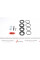 238999 FRENKIT Ремкомплект супорту (переднього) Volvo S60/S80/S70/V70/C70 00-10 (d=38/42mm) (+4 поршня) (Brembo)