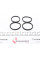 242954 FRENKIT Ремкомплект супорту (переднього) MB C-class (W205) 13- (d=42mm) (+4 поршня) (Brembo)