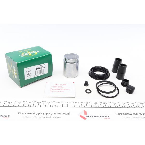 242959 FRENKIT Ремкомплект супорту (заднього) VW Golf VII 12- (d=42) (+поршень) (Ate)
