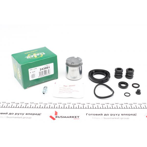 243901 FRENKIT Ремкомплект суппорта (заднего) Ford Scorpio 94-98 (d=43mm) (Lucas)(+поршень)