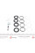 243936 FRENKIT Ремкомплект супорту (переднього) Lexus LS/GS/IS 00- (d=43mm) (+4 поршня) (Advi)