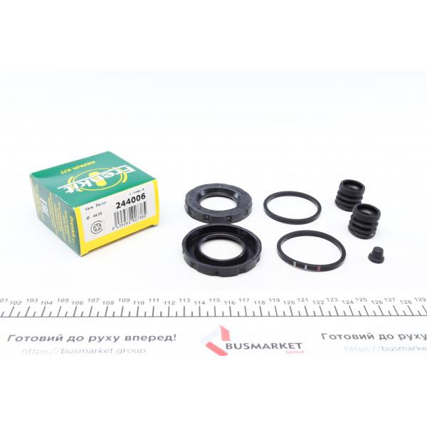 244006 FRENKIT Ремкомплект супорту (переднього/заднього) VW LT 28-35 II/Sprinter 95-06 (d=44mm) (Perrot)
