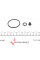 244029 FRENKIT Ремкомплект супорту (заднього) Audi Q7/MB M-class 11- (d=44mm) (Trw)