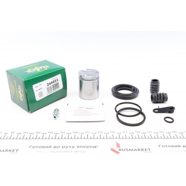 244932 FRENKIT Ремкомплект супорта (заднього) BMW 5 (F10/F11)/6 (F12/F13) 10- (d=44mm) (+поршень) (TRW)