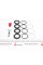 245917 FRENKIT Ремкомплект супорту (переднього) Toyota Land Cruiser 90-09 (d=45mm) (+4 поршня) (Sumitomo)