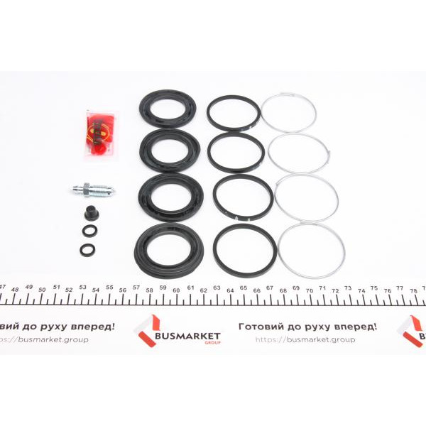 245917 FRENKIT Ремкомплект супорту (переднього) Toyota Land Cruiser 90-09 (d=45mm) (+4 поршня) (Sumitomo)