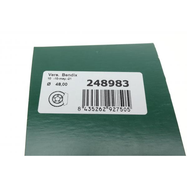 248983 FRENKIT Ремкомплект супорта (переднього) Peugeot J9/J7 70-87 (d=48mm) (+2 поршня) (Bendix)
