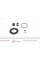 257915 FRENKIT Ремкомплект супорту (переднього) Toyota Camry 91-96 (d=57mm) (+поршень) (Akebono)