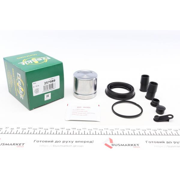 257989 FRENKIT Ремкомплект супорту (переднього) Ford Transit Connect 13- (d=57mm) (+поршень) (Ate)