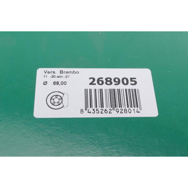 268905 FRENKIT Ремкомплект супорту (заднього) Iveco Eurocargo 91-15 (d=68mm) (+2 поршня) (Brembo)