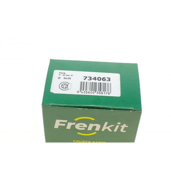 734063 FRENKIT Ремкомплект супорту (заднього) Kia Rio 17- (d=34mm) (+ поршень/напрямна) (Mando)SuperKit