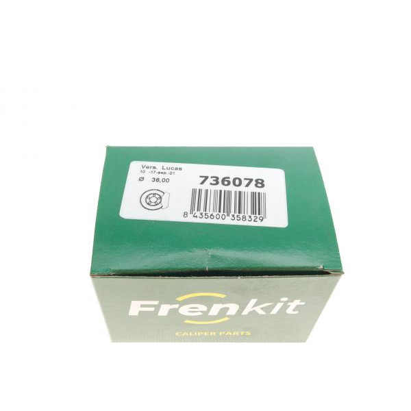 736078 FRENKIT Ремкомплект супорта (заднього) VW Golf 82-97 (d=36mm) (Lucas) (+поршень/напрямна)