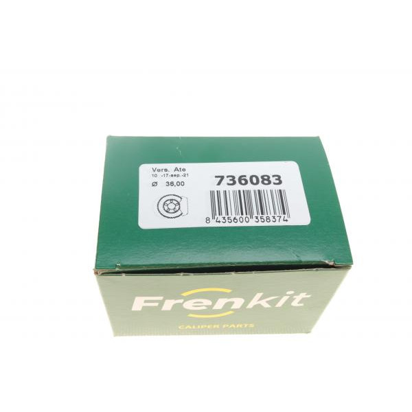 736083 FRENKIT Ремкомплект супорта (заднього) BMW 3 (E36) (d=36) (+поршень/напрямна) (Ate)