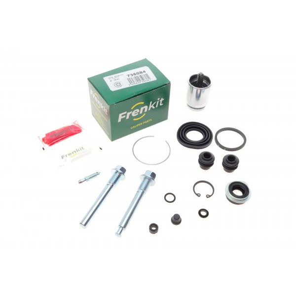 736084 FRENKIT Ремкомплект супорту (заднього) Mazda 6 02-07 (d=35mm) (Akebono) (+поршень/напрямна)