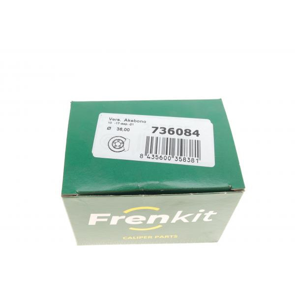 736084 FRENKIT Ремкомплект супорту (заднього) Mazda 6 02-07 (d=35mm) (Akebono) (+поршень/напрямна)