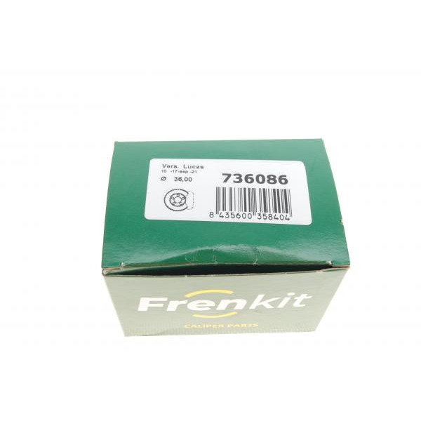 736086 FRENKIT Ремкомплект супорта (заднього) Opel Astra G/H//Zafira 98-10 (d=36mm) (Lucas) (+поршень/напрямна)