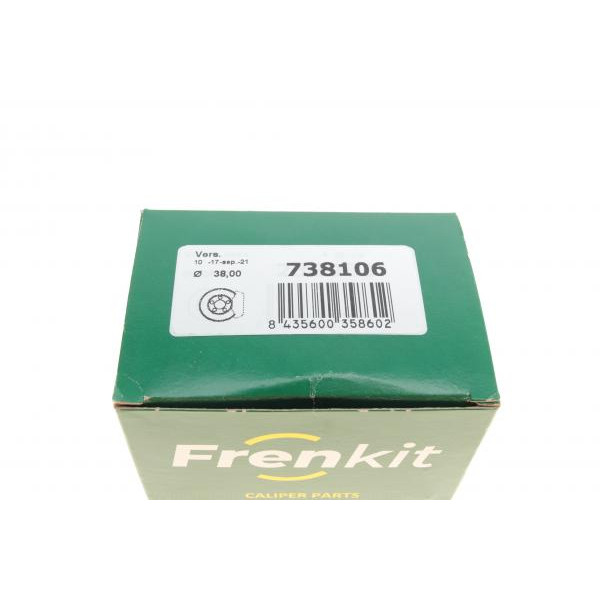 738106 FRENKIT Ремкомплект супорта (заднього) VW Caddy 03- (d=38mm) (Lucas) (+поршень/напрямна)