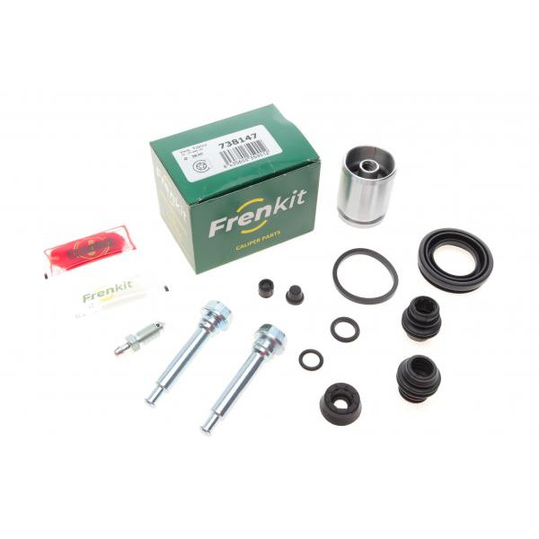 738147 FRENKIT Ремкомплект супорту (заднього) Toyota Auris/Yaris 05- (d=38mm) (+поршень/напрямна) (Tokico)