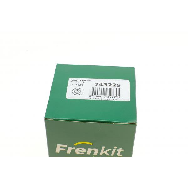 743225 FRENKIT Ремкомплект супорту (переднього) Subaru Legacy 96-99 (d=43mm) (+2 поршня/напрямна) (Akebono)