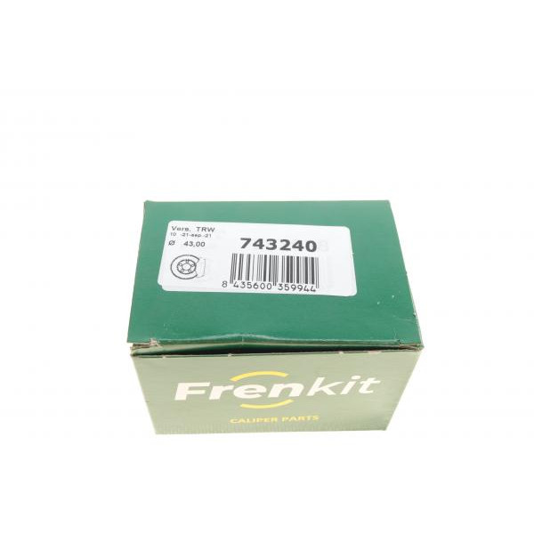 743240 FRENKIT Ремкомплект супорта (заднього) Audi A6/A7/A8 04- (d=43) (+поршень/напрямна) (Trw)