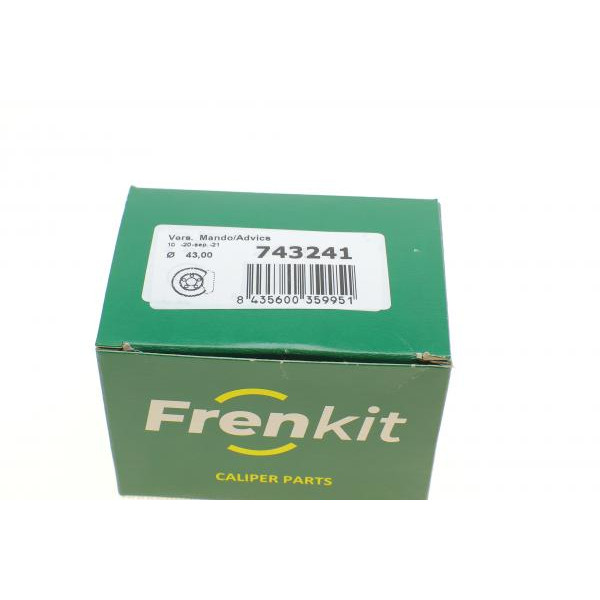 743241 FRENKIT Ремкомплект супорту (заднього) Kia Sorento 08- (d=43mm) (+поршень/напрямна) (Mando)