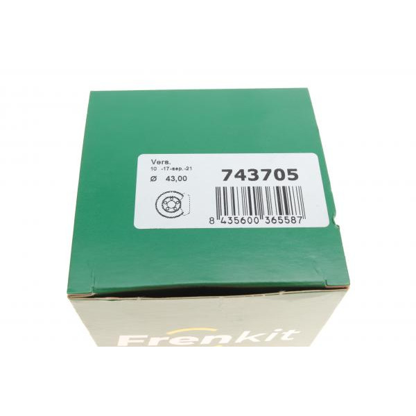 743705 FRENKIT Ремкомплект супорта (заднього) Land Rover Range Rover 12- (d=43mm) (+поршень/напрямна) (TRW)