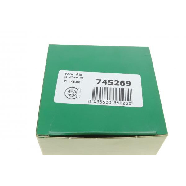 745269 FRENKIT Ремкомплект супорта (переднього) Peugeot 106 II 97- (d=45mm) (+поршень/напрямна) (Ate) SuperKit