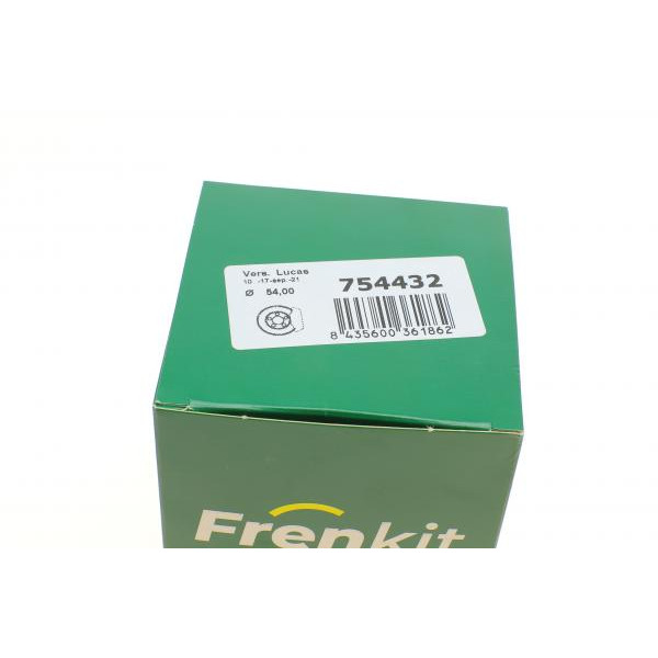754432 FRENKIT Ремкомплект супорту (переднього) VW Passat 96-00 (d=54mm)(TRW)(+1 поршень/напрямна) SuperKit