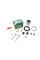 754445 FRENKIT Ремкомплект супорту (переднього) Mazda 323 94-04 (d=54mm)(Sumitomo)(+1 поршень/напрямна) SuperKit