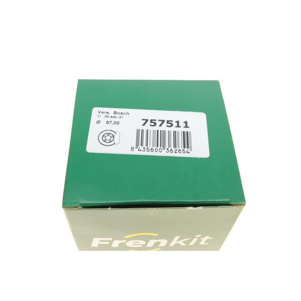 757511 FRENKIT Ремкомплект супорта (переднього) Fiat Stilo 05-(d=57mm)(Bosch)(+1 поршень/напрямна) SuperKit